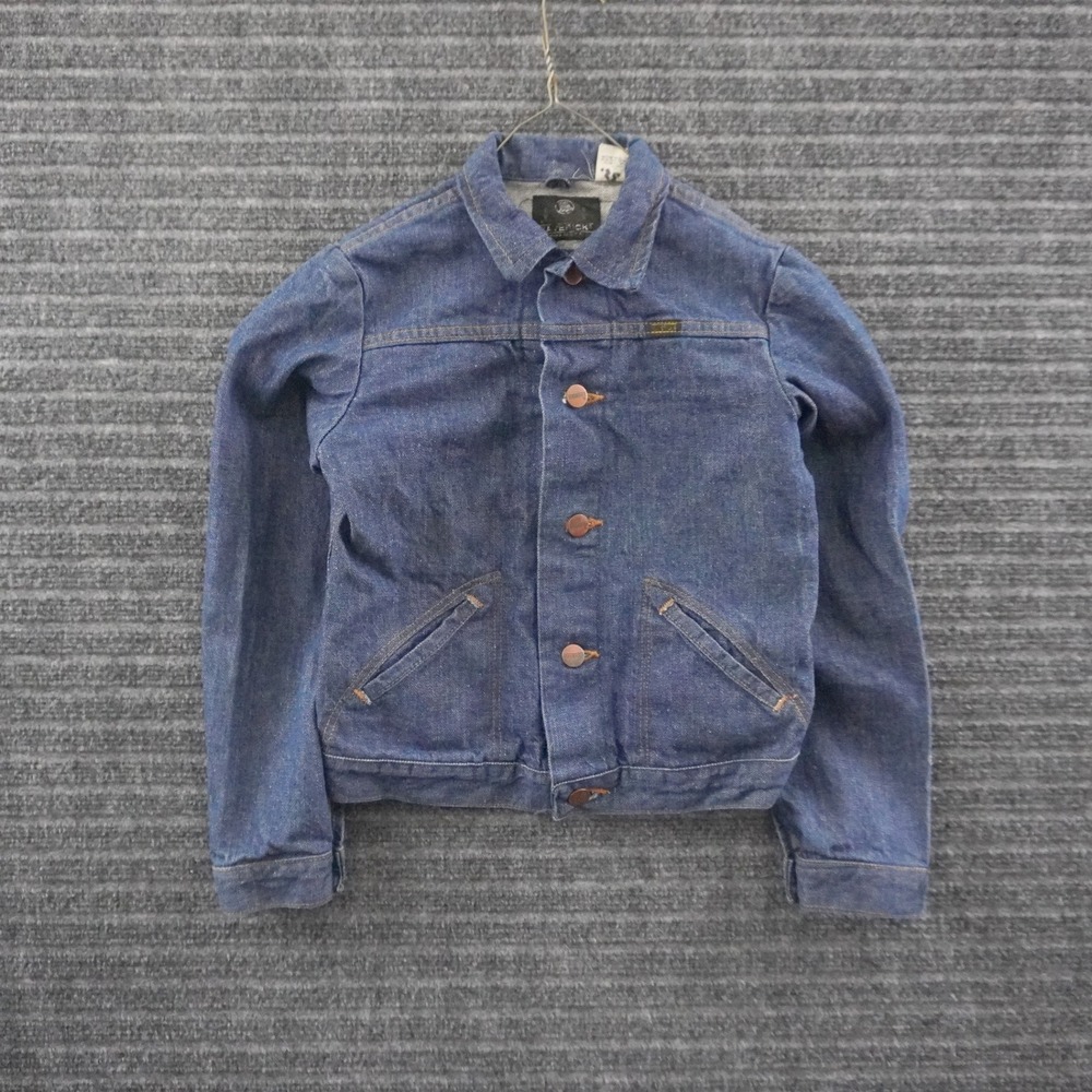 Vintage 70s Maverick 11 1/4oz Denim Jacket Mens 34 Blue Trucker USA Made